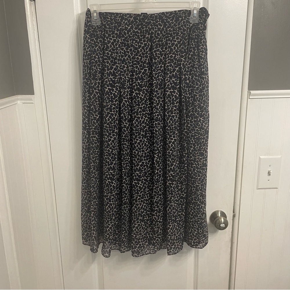 Who What Wear animal print skirt
